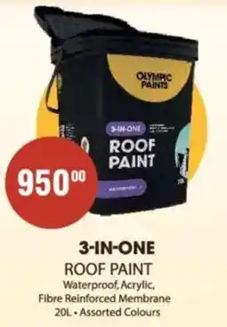 KitKat Cash and Carry Olympic paints 3-in-one roof paint offer