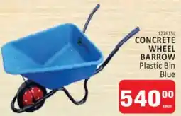 KitKat Cash and Carry Concrete Wheel Barrow Plastic Bin Blue offer