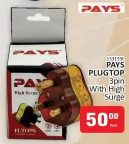 KitKat Cash and Carry Pays Plugtop 3pin With High Surge offer
