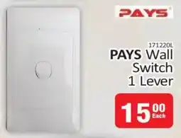 KitKat Cash and Carry Pays Wall Switch 1 Lever offer