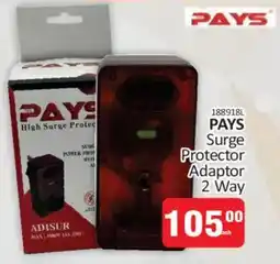 KitKat Cash and Carry Pays Surge Protector Adaptor 2 Way offer