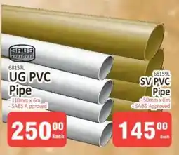KitKat Cash and Carry Sabs SV PVC Pipe offer