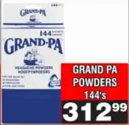 Advance Cash n Carry Grand pa powders offer