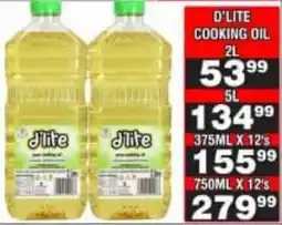 Advance Cash n Carry D'lite cooking oil offer