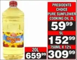 Advance Cash n Carry Presidents choice pure sunflower cooking oil offer