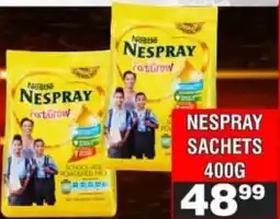 Advance Cash n Carry Nestle nespray sachets offer