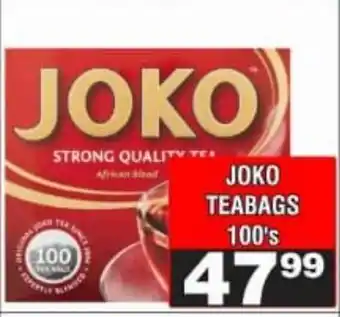 Advance Cash n Carry Joko teabags offer