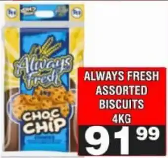 Advance Cash n Carry Always fresh assorted biscuits offer