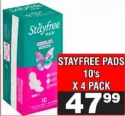 Advance Cash n Carry Stayfree pads offer