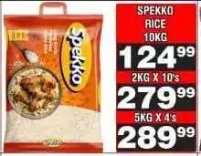 Advance Cash n Carry SPEKKO RICE 10kg offer