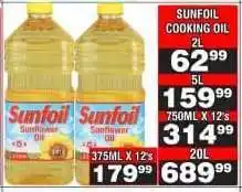 Advance Cash n Carry Sunfoil Sunflower Oil 375ml x 12 offer