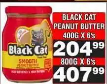 Advance Cash n Carry BLACK CAT PEANUT BUTTER 400G X 6's offer