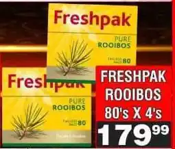 Advance Cash n Carry FRESHPAK ROOIBOS 80's X 4's offer