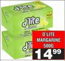 Advance Cash n Carry D'LITE MARGARINE 500G offer
