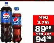 Advance Cash n Carry PEPSI 2L X 6's offer