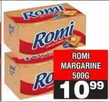Advance Cash n Carry ROMI MARGARINE 500G offer