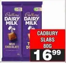 Advance Cash n Carry CADBURY SLABS 80G offer