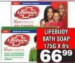 Advance Cash n Carry Lifebuoy Bath Soap 175g x 6's offer