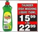 Advance Cash n Carry THUNDER DISH WASHING LIQUID 750ML offer