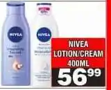 Advance Cash n Carry NIVEA LOTION/CREAM 400ML offer
