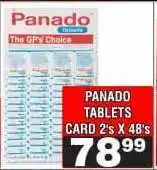 Advance Cash n Carry PANADO TABLETS CARD 2's X 48's offer