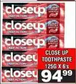 Advance Cash n Carry Close Up Toothpaste offer