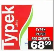 Advance Cash n Carry TYPEK PAPER 500 SHEETS offer