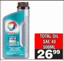 Advance Cash n Carry TOTAL OIL SAE 40 500ML offer