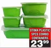 Advance Cash n Carry OTIMA PLASTIC 5PCS COMBO CONTAINERS offer