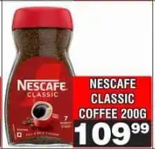 Advance Cash n Carry NESCAFE CLASSIC COFFEE 200G offer