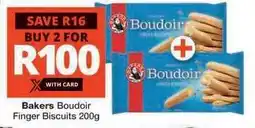 Checkers Bakers Boudoir Finger Biscuits 200g offer