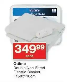 Checkers Ottimo Double Non-Fitted Electric Blanket offer