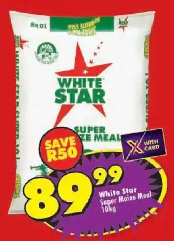 Shoprite White Star Super Maize Meal offer
