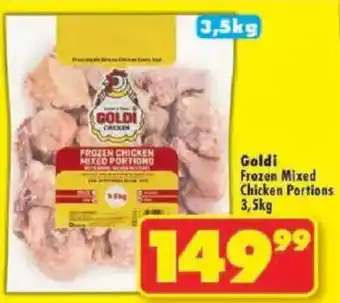 Shoprite Goldi Frozen Mixed Chicken Portions offer