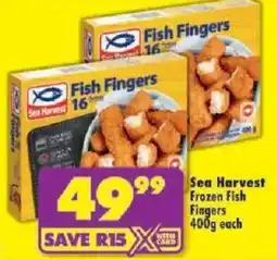 Shoprite Sea Harvest Frozen Fish Fingers offer