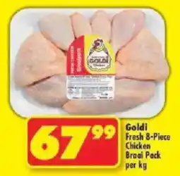 Shoprite Goldi Fresh Chicken Braai Pack offer