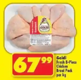Shoprite Goldi Fresh Chicken Braai Pack offer