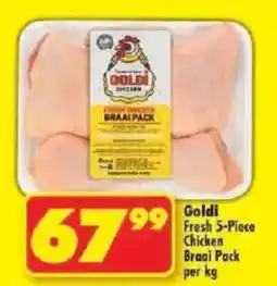 Shoprite Goldi Fresh Chicken Braai Pack offer