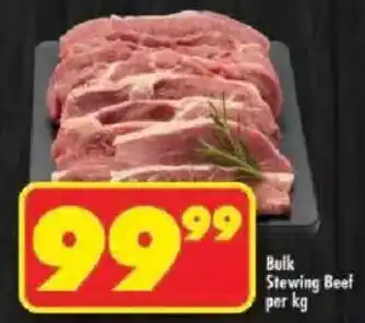 Shoprite Bulk Stewing Beef offer