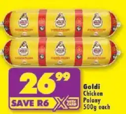 Shoprite Goldi Chicken Polony offer