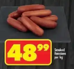 Shoprite Smoked Russians offer