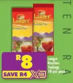 Shoprite Laager Rooibos Teabags offer