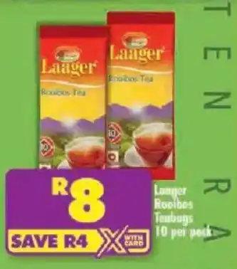 Shoprite Laager Rooibos Teabags offer