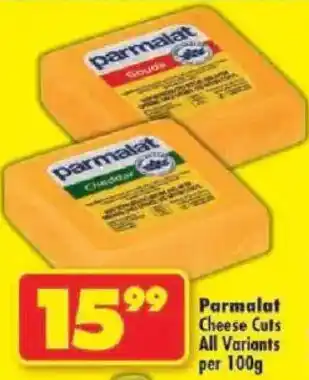 Shoprite Parmalat Cheese Cuts All Variants offer