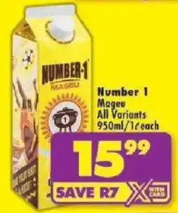 Shoprite Number 1 Mageu All Variants offer