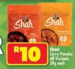 Shoprite Shah Curry Powder All Variants offer