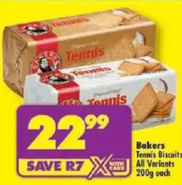 Shoprite Bakers Tennis Biscuits All Variants offer