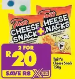 Shoprite Tait's Cheese Snack offer