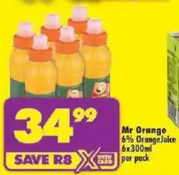 Shoprite Mr Orange 6% Orange Juice offer