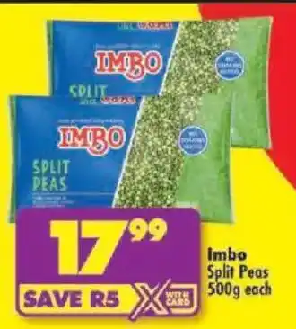 Shoprite Imbo Split Peas offer